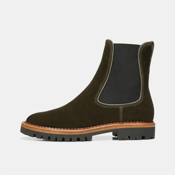 VINCE. Carmine brown suede boots. Women size 9/9.5 Like New. Water repellent - Picture 1 of 15